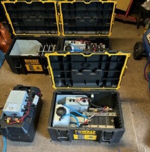 Gen 10, and Gen 20 systems in dewalt tough box